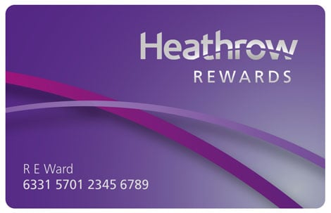 Heathrow Airport Rewards card