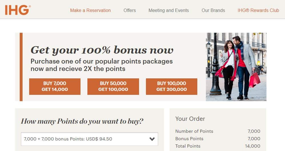 Buy IHG Points Right Now and Get a 100 Bonus! The Points Insider