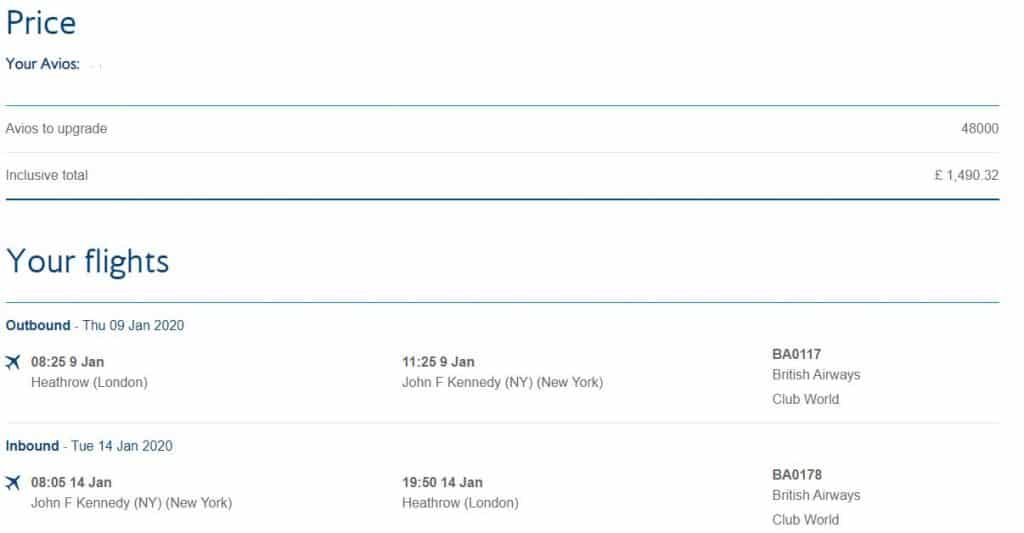 How Many Avios Points to Upgrade to Business Class The Points Insider