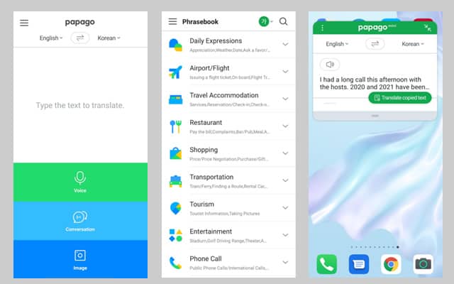 Papago-translation-app-actual-tests-and-screenshots