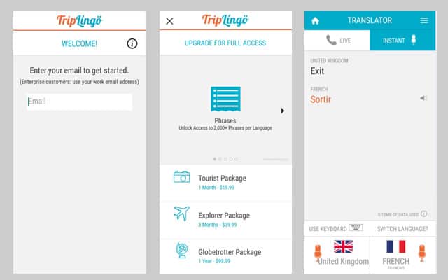 TripLingo-translation-app-actual-tests-and-screenshots