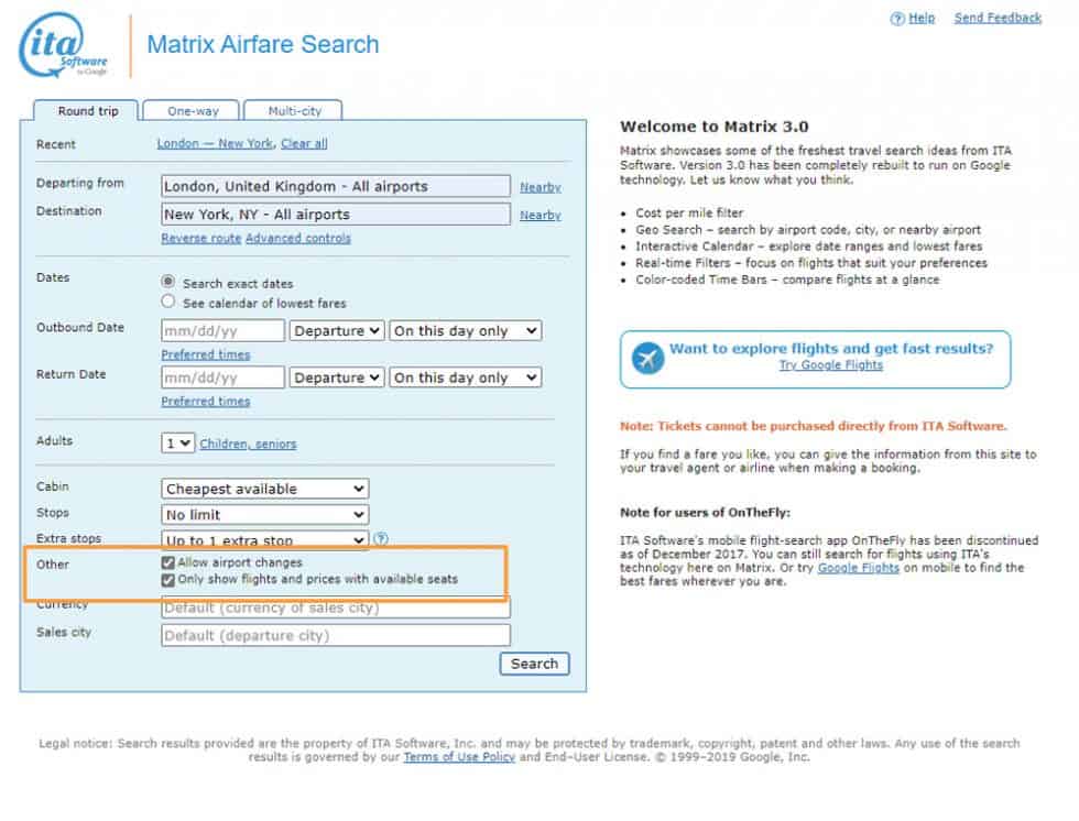 How to Use the ITA Matrix Tool: Insider Tips for the Cheapest Flights ...