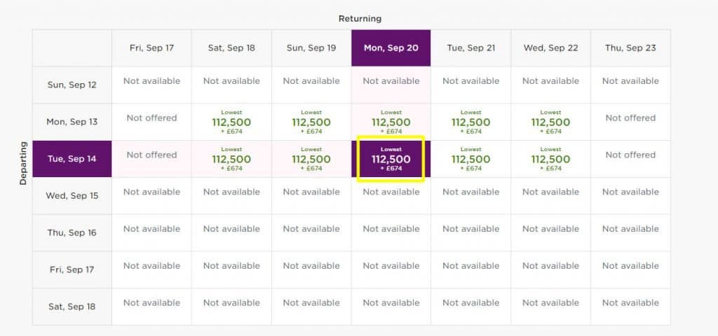 Virgin Flights to New York in Upper Class with Points