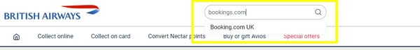 Search Booking