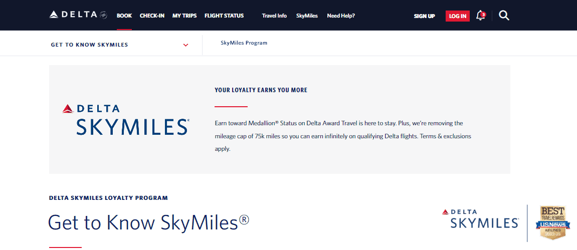 Delta Air Lines Skymiles