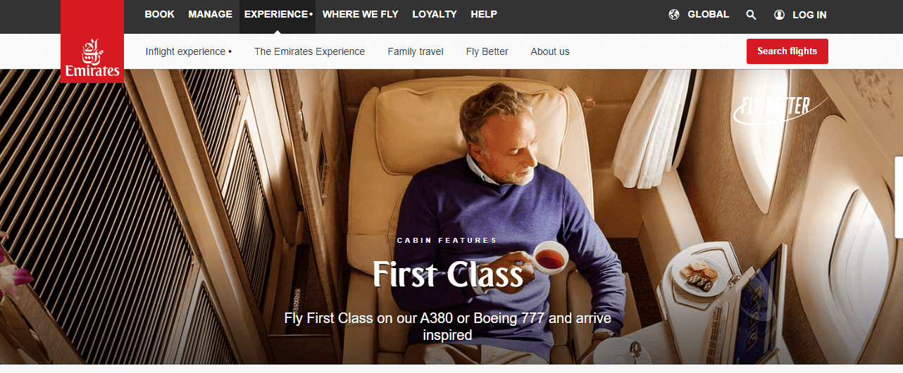 Emirates first class