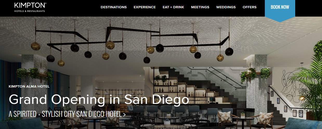 Kimpton website