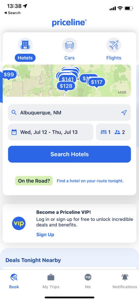 priceline.com mobile app